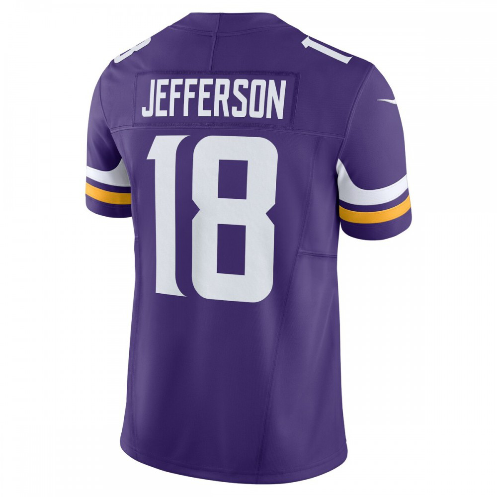 Justin Jefferson Minnesota Vikings Nike Vapor F.U.S.E. Limited Jersey - Purple-GridironStore